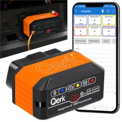Interfejs diagnostyczny Qerk KW905 OBD2 ELM327 Bluetooth 5.0 tester PL Interfejs diagnostyczny Qerk KW905 OBD2 ELM327 Bluetooth 5.0 tester PL